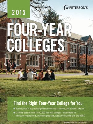 cover image of Four-Year Colleges 2015